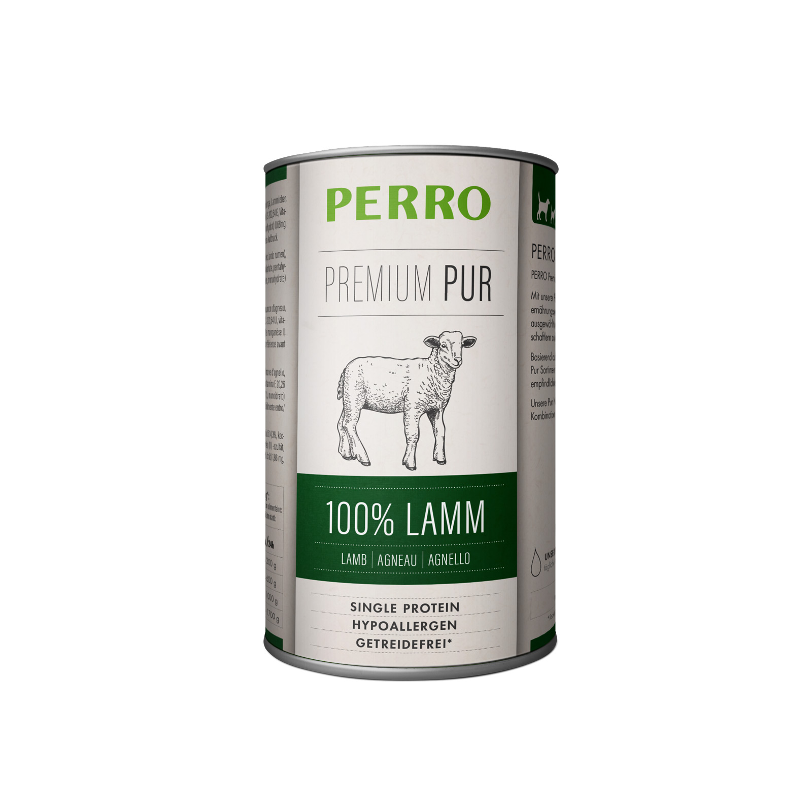 PERRO Premium Pur Lamm 410 g